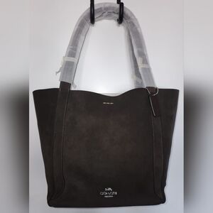 Coach Hadley Tote Bag In Suede